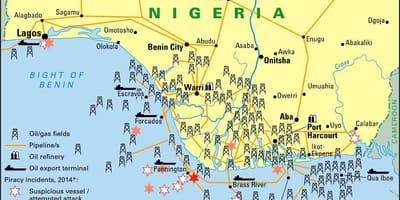 Industriell karta över nigeria