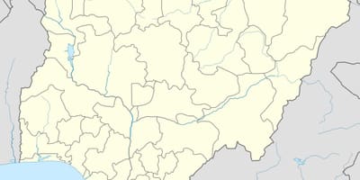 Karta av ökenspridning i nigeria