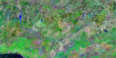 Karta över nigeria berg