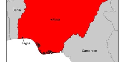 Karta över nigeria malaria